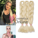 Coada de par afro impletita Premium  1 de 60 cm Blond Deschis DB2